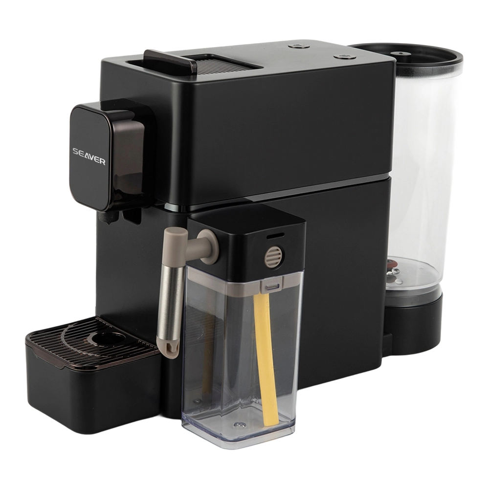 Capsule-koffiezetapparaat met melkfunctie Capsule-koffiezetapparaat met melkfunctie